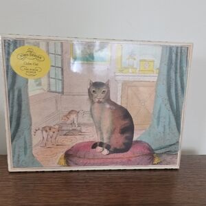 John Derian Calm Cat 750 Pcs Puzzle NWT w/mini poster